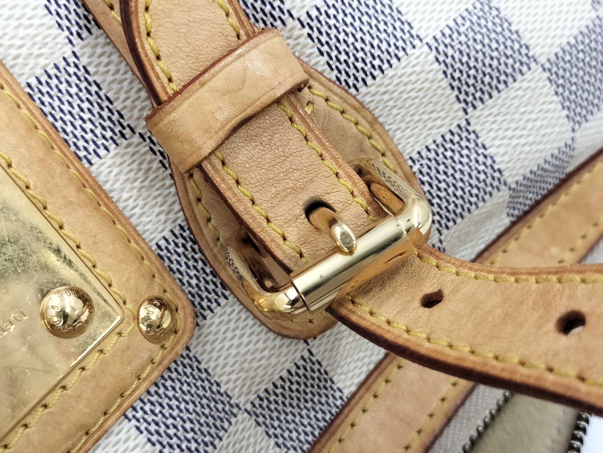 LOUIS VUITTON Damier Azure Berkeley Handbag