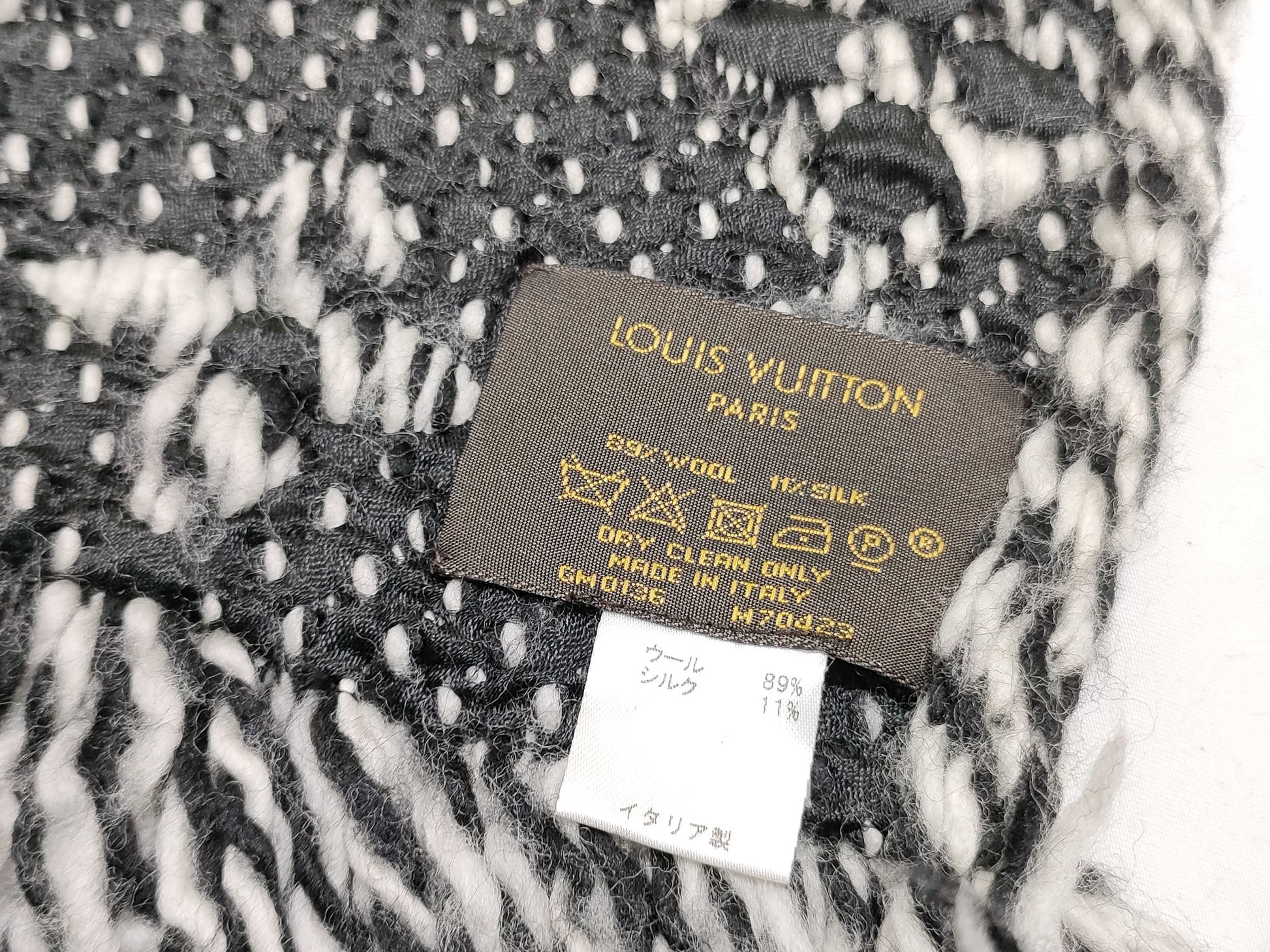 LOUIS VUITTON Echarpe Logomania Scarf M70423 Scarf