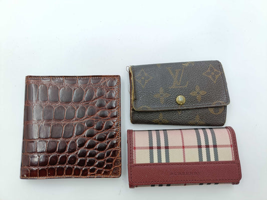 BURBERRY / Burberry key case / Cole Haan wallet