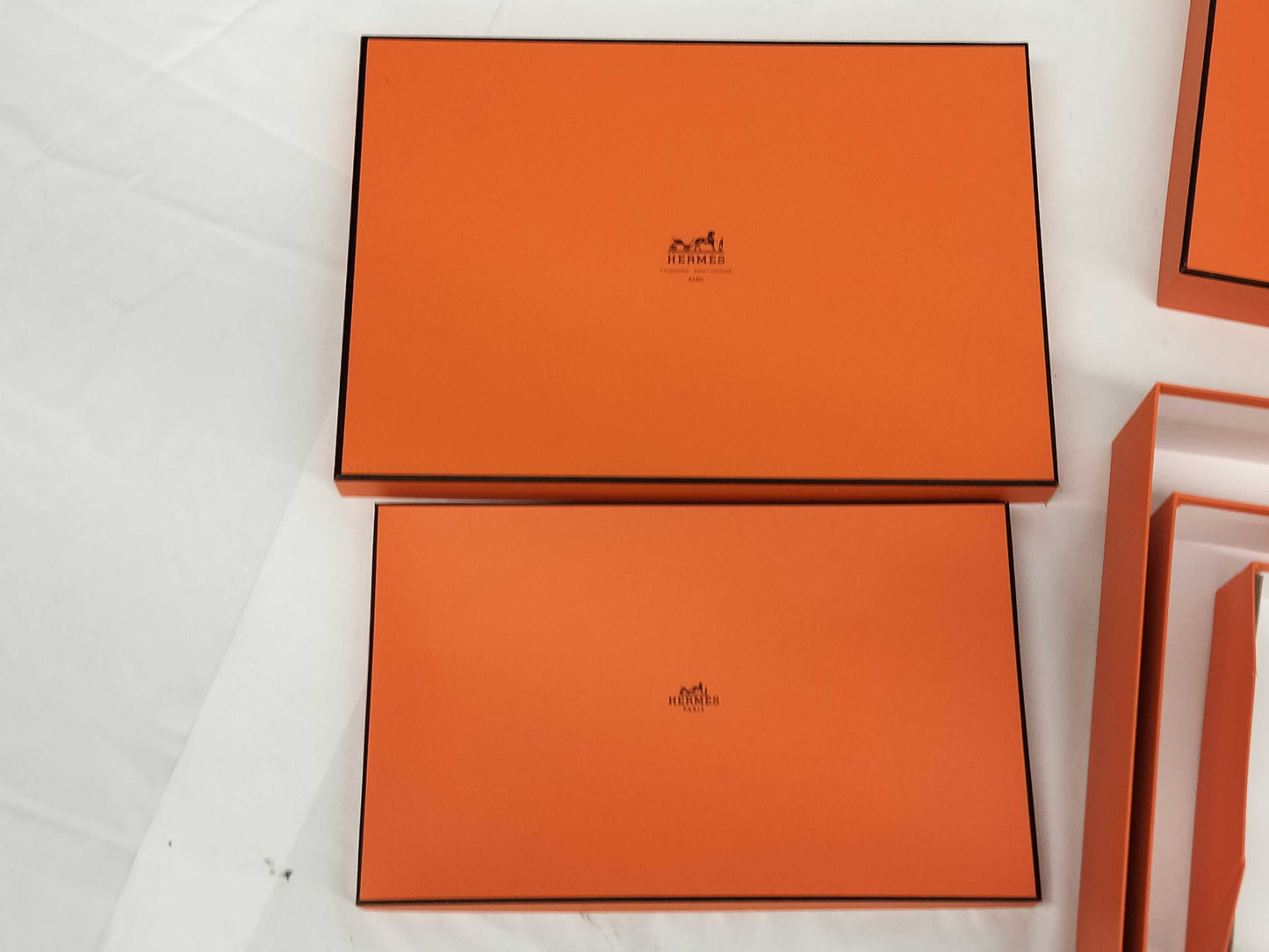 HERMES 5 boxes, empty brand boxes, bulk pack