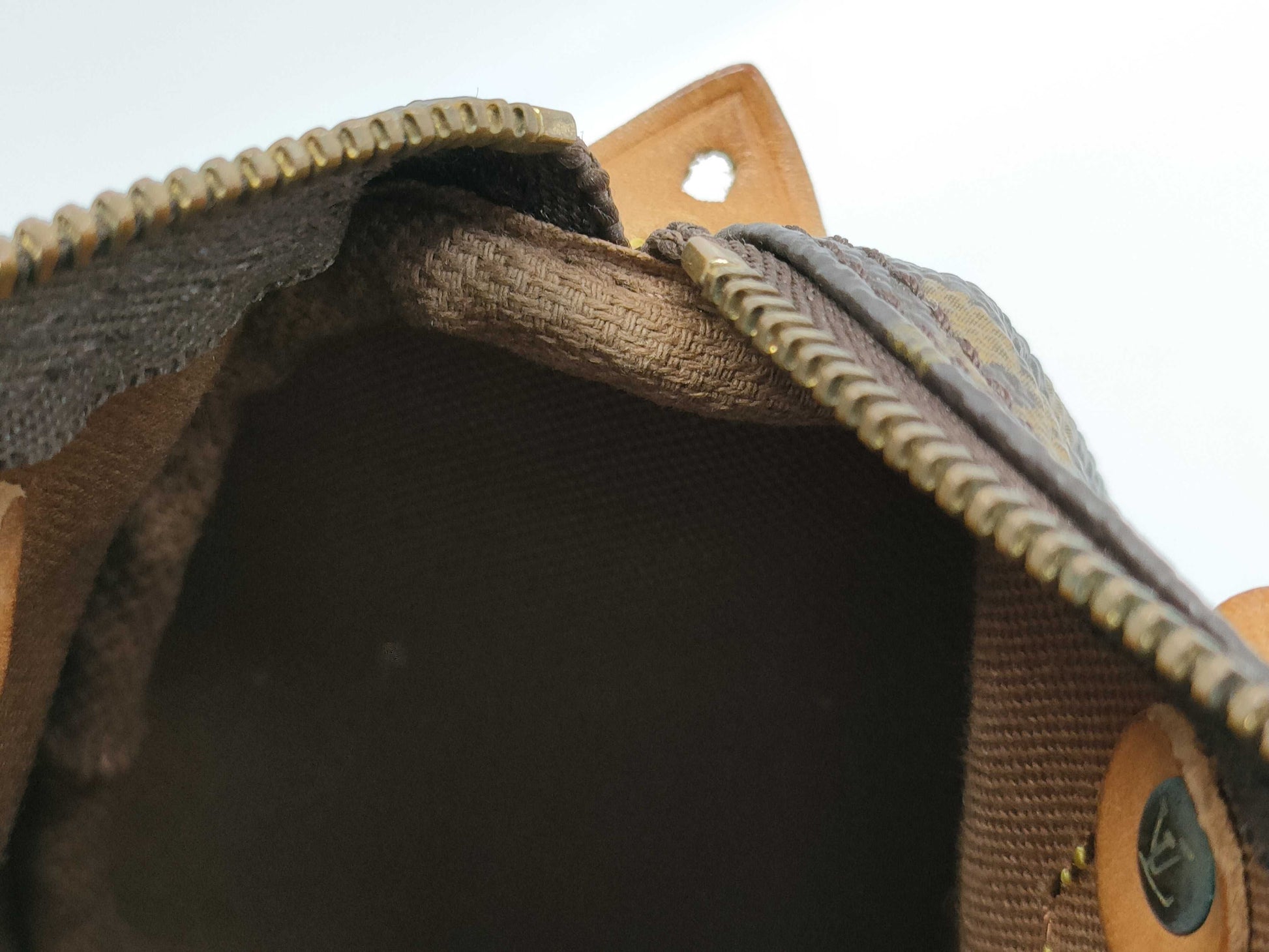 LOUIS VUITTON Monogram Nano Speedy Handbag