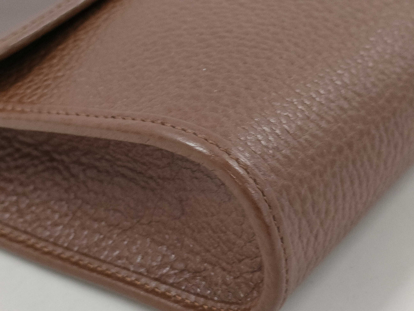 Dior Logo Plate Leather Shoulder Bag