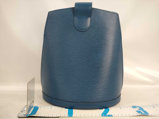 LOUIS VUITTON Epi Cluny Blue Shoulder Bag M52255