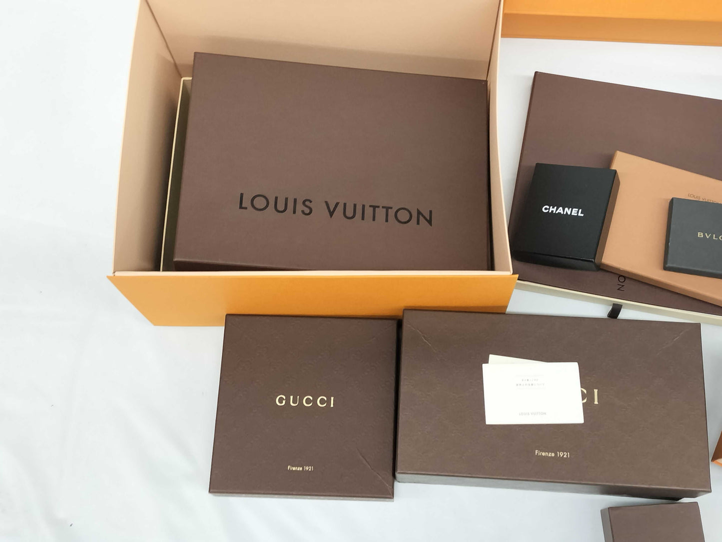 Fendi/Gucci Empty Box, Large, 1 Box, Brand Empty Box Bundle