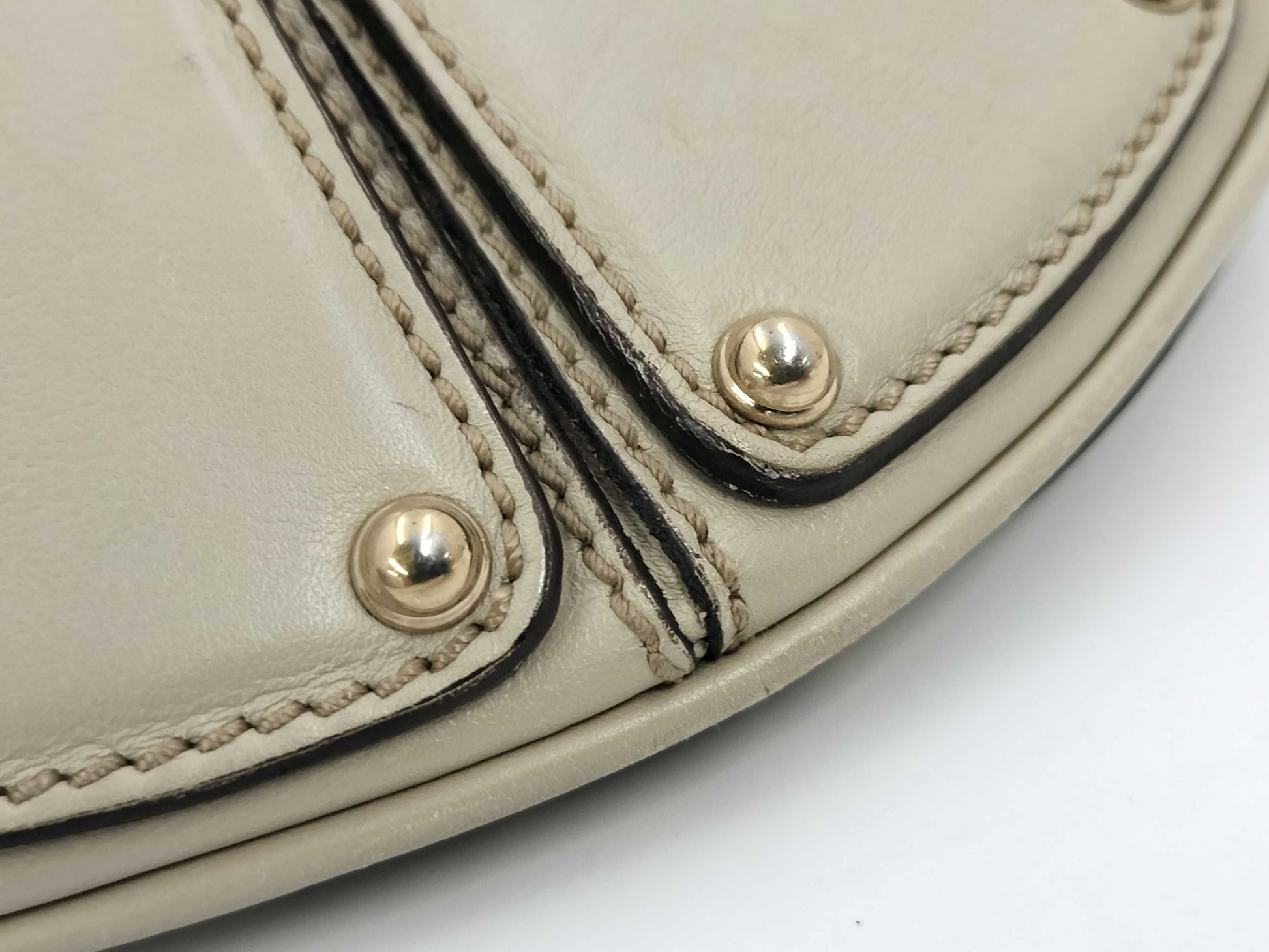 GUCCI Bamboo 185566 Indy GM GG Canvas 2WAY Handbag