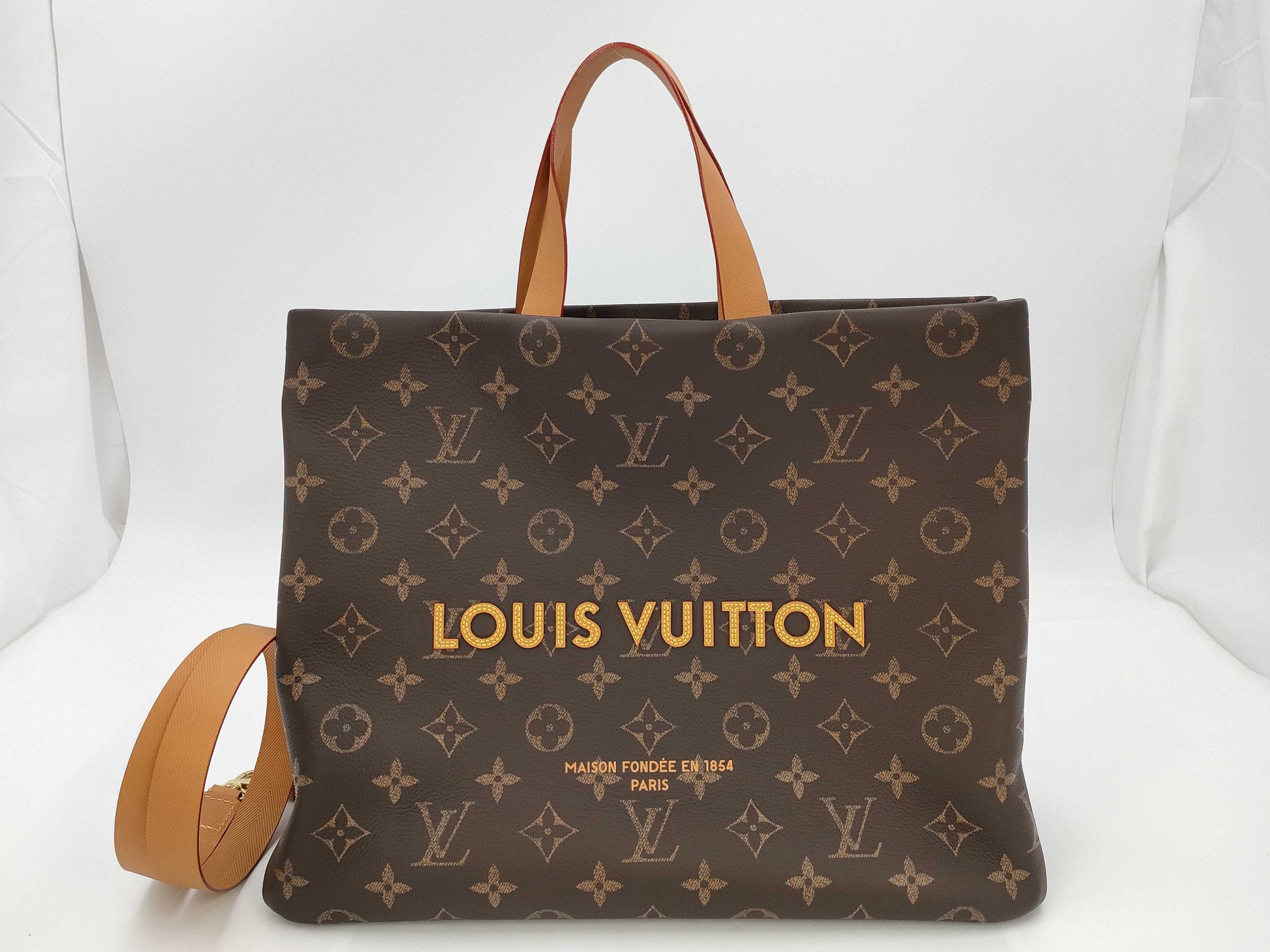 LOUIS VUITTON Monogram M13928 Shopper Tote MM Tote Bag