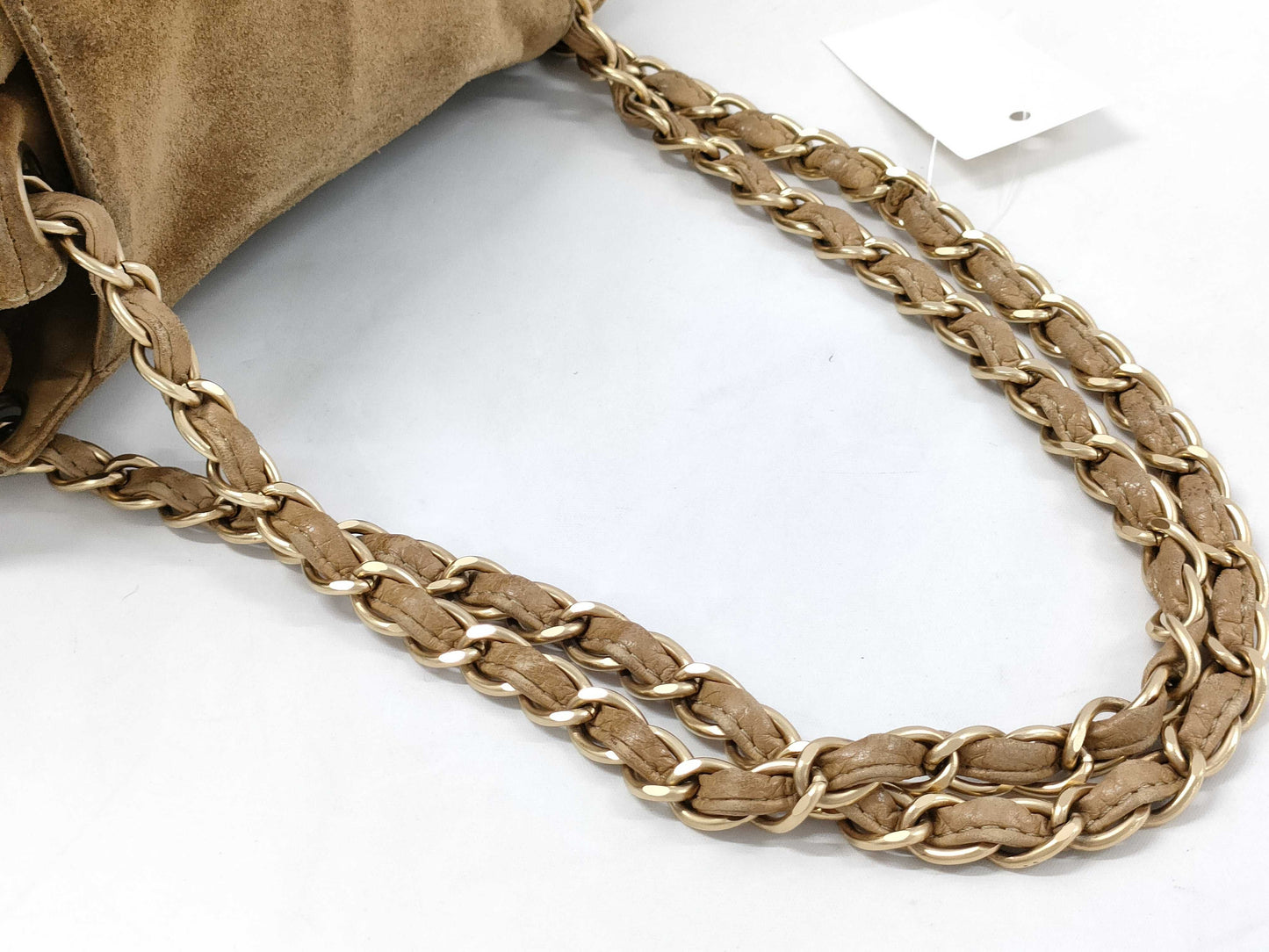 CHANEL Suede Chain Shoulder Bag 7430360