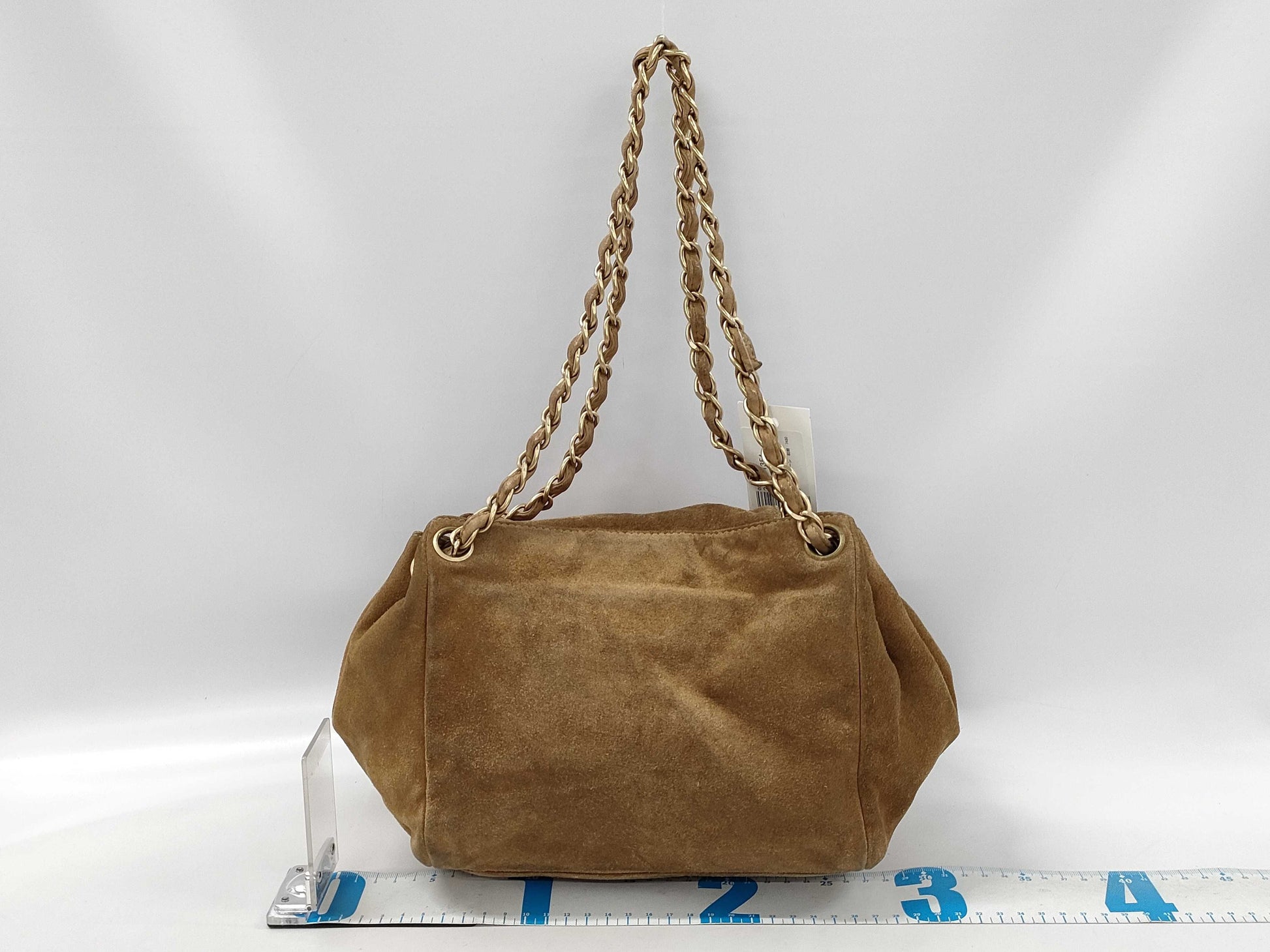 CHANEL Suede Chain Shoulder Bag 7430360