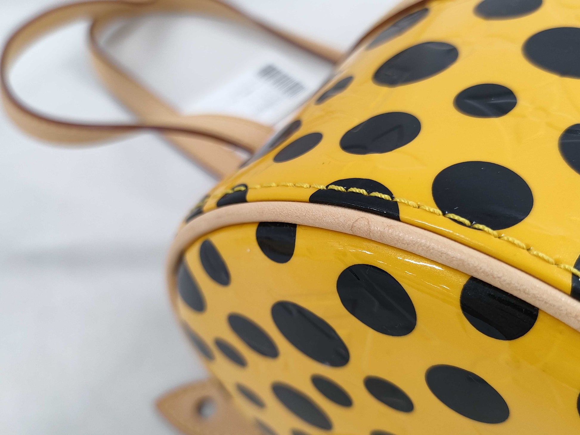 LOUIS VUITTON M91424 Yayoi Kusama Papillon Pumpkin Dot Tote Bag