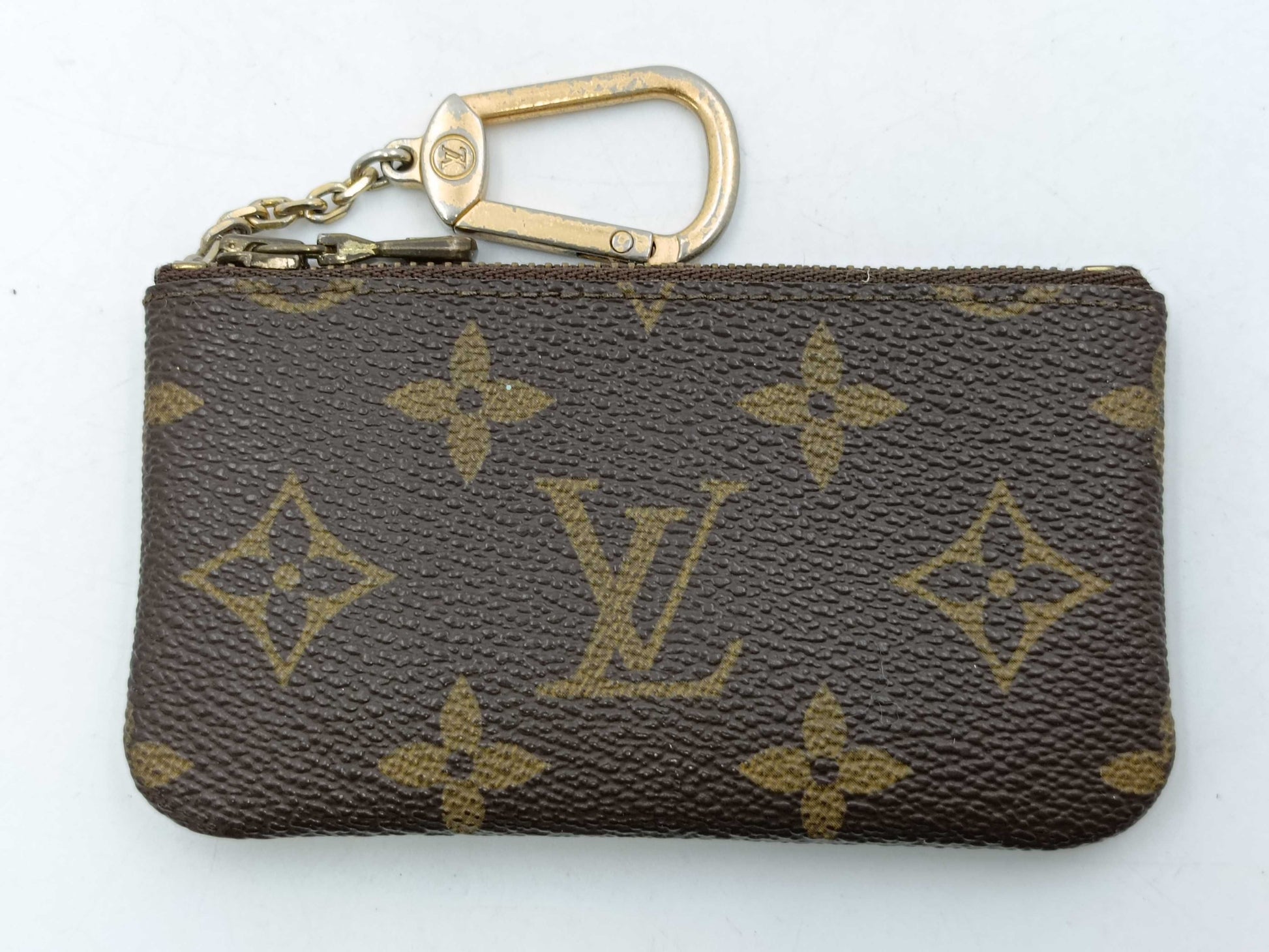 LOUIS VUITTON Monogram M62650 Pochette Cle Coin Case