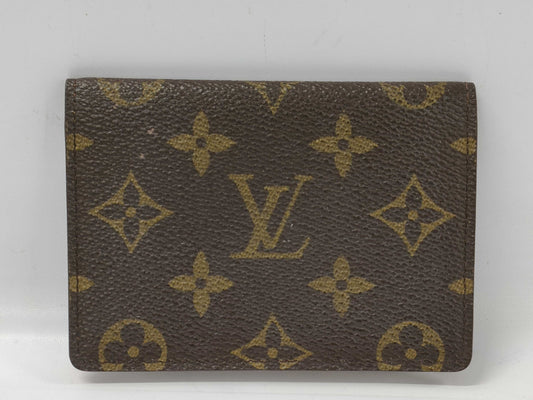 LOUIS VUITTON Monogram Pass Case Card Case/Pass Case/Business Card Case