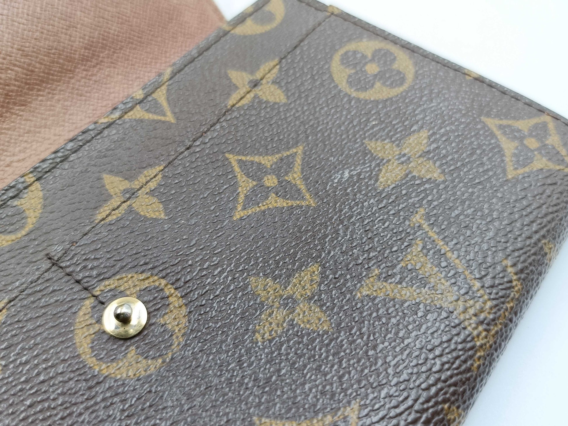 LOUIS VUITTON Monogram/Gucci Long Wallet Set