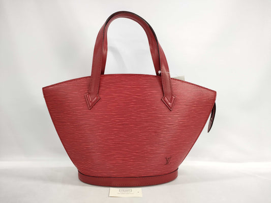 LOUIS VUITTON Epi Saint-Jacques Red Tote Bag