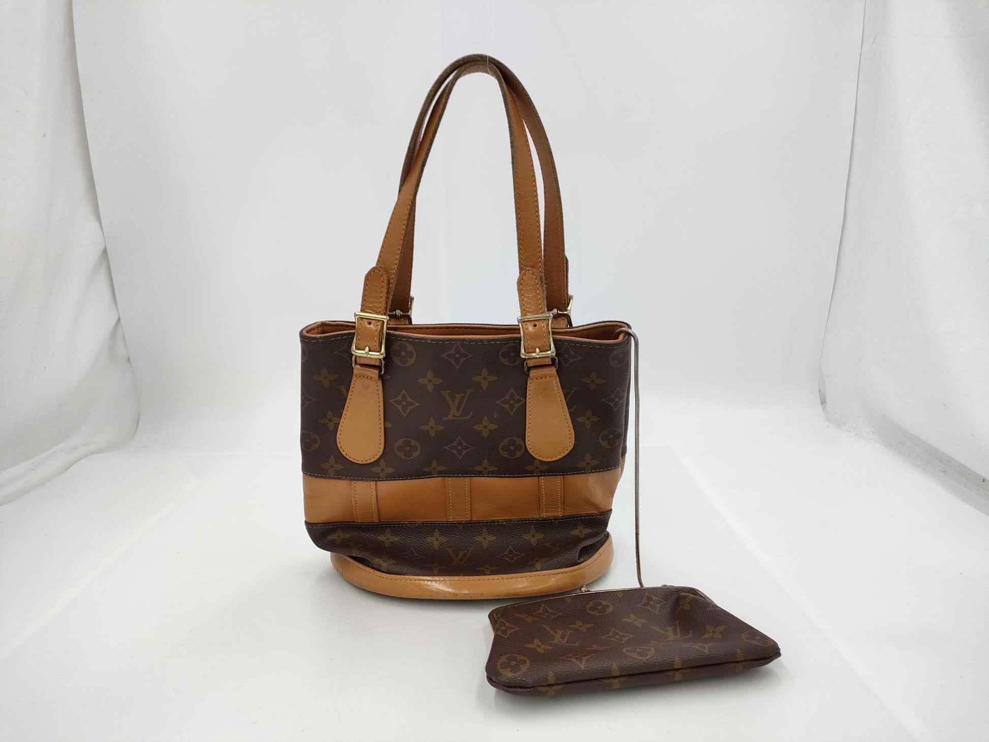 LOUIS VUITTON Monogram USA Bucket Tote Bag with Pouch