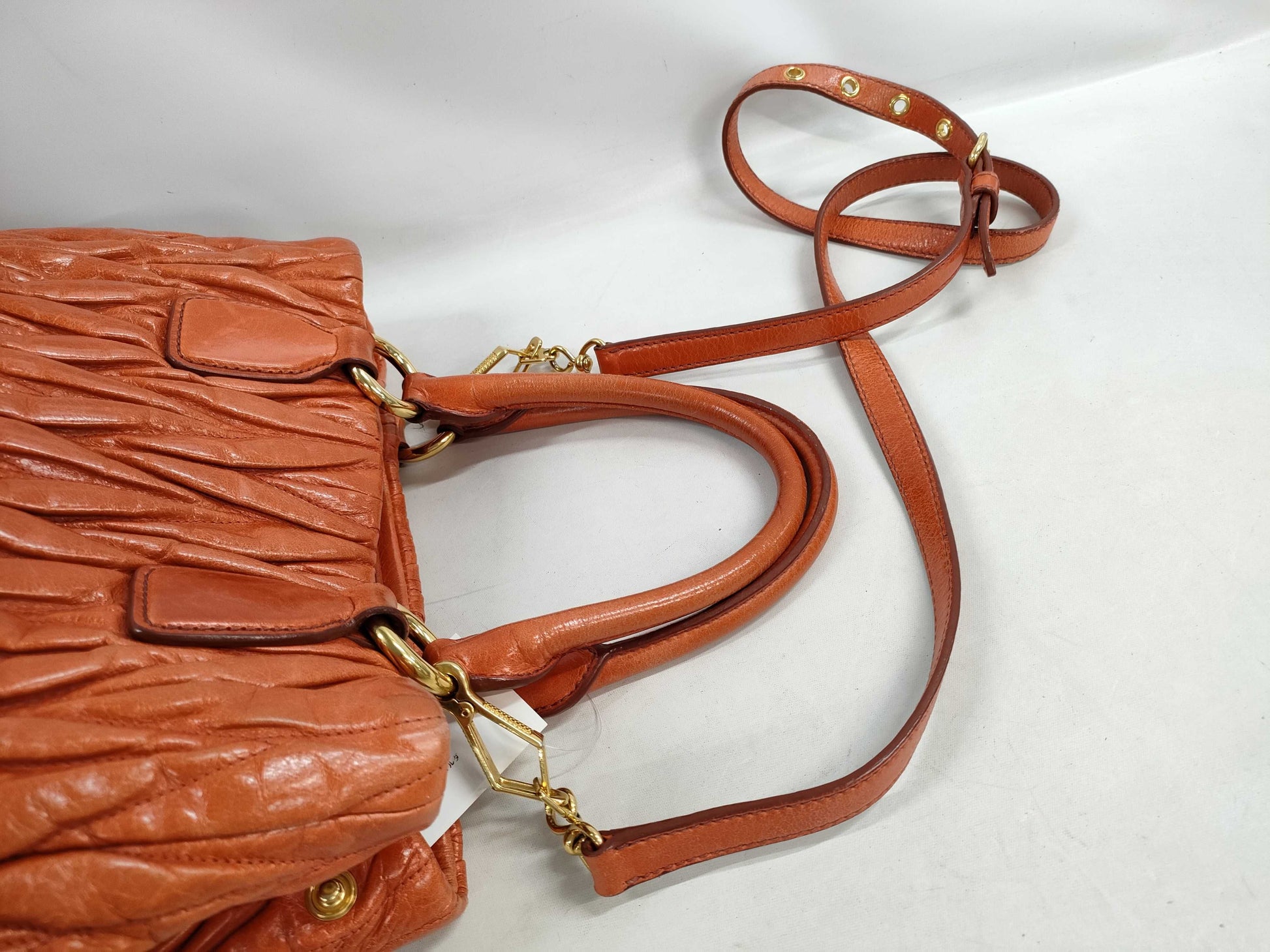 Miu Miu Matelasse 2-Way Shoulder Bag Tote Bag