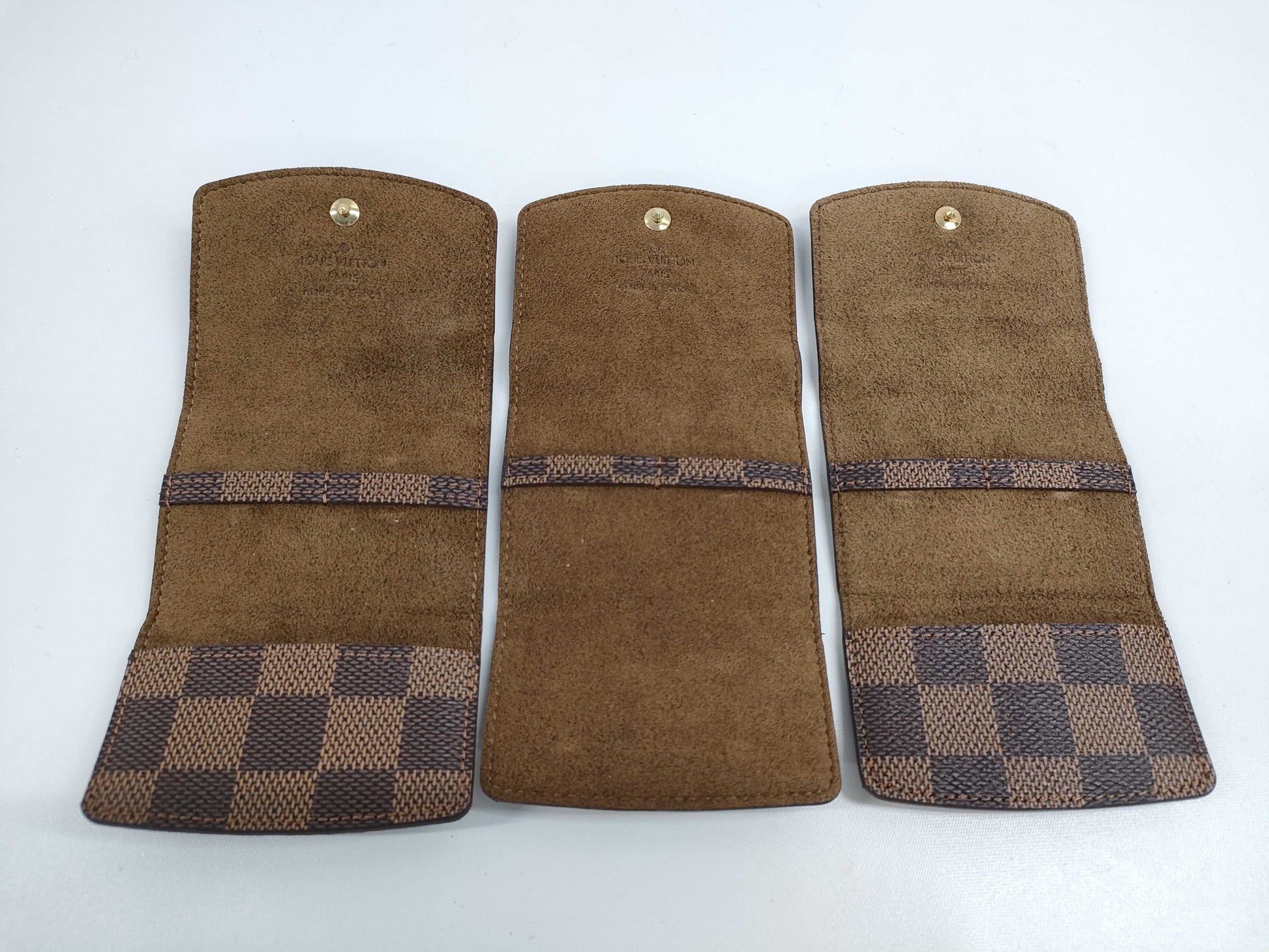 LOUIS VUITTON Damier Cufflink Case *3 Other Accessories
