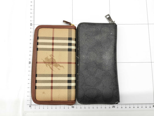 GUCCI Burberry/Coach All-Over Print Wallet Set Wallet