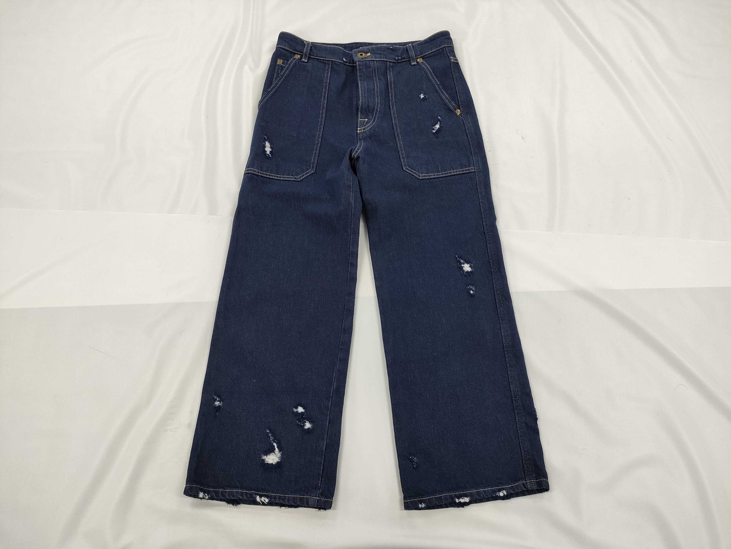 Miu Miu floral denim pants