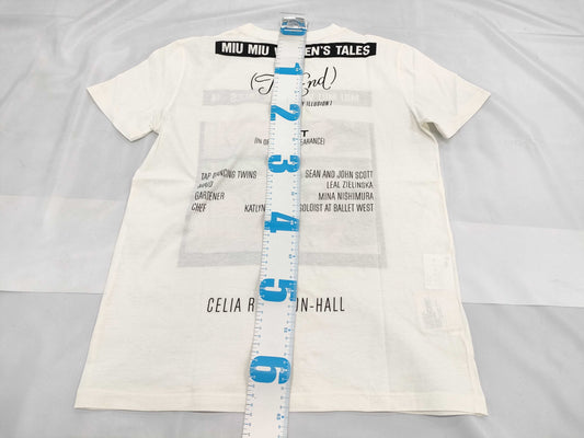 Miu Miu Logo T-shirt All-over Print T-shirt