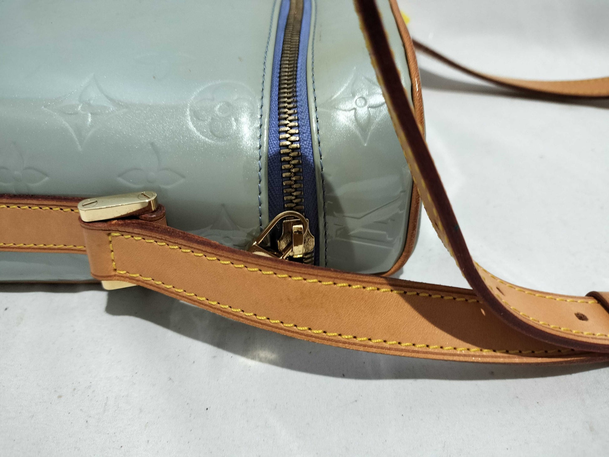 LOUIS VUITTON Vernis Sullivan Vertical Shoulder Bag