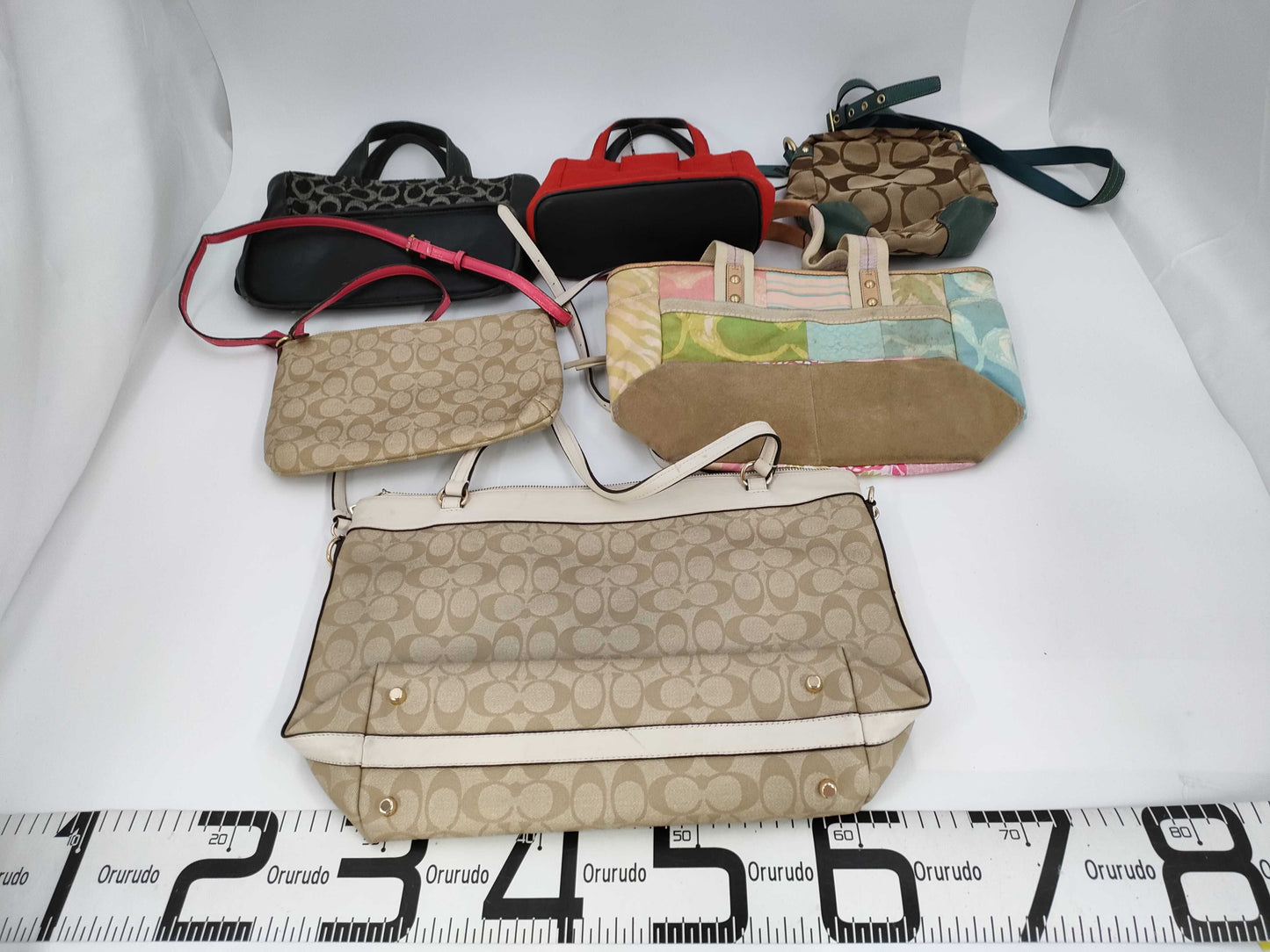 COACH Signature Shoulder Bag and 6 other bags