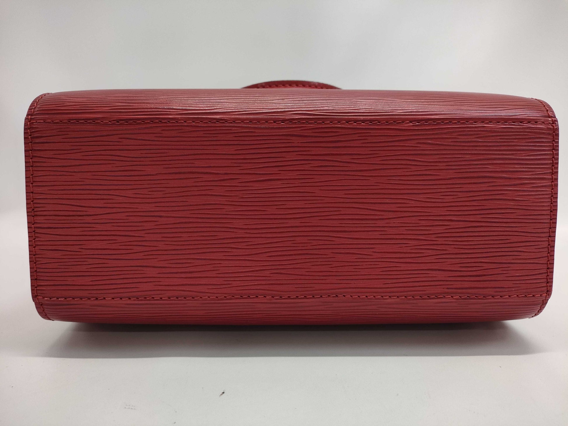 LOUIS VUITTON Epi Pont Neuf PM Red Handbag