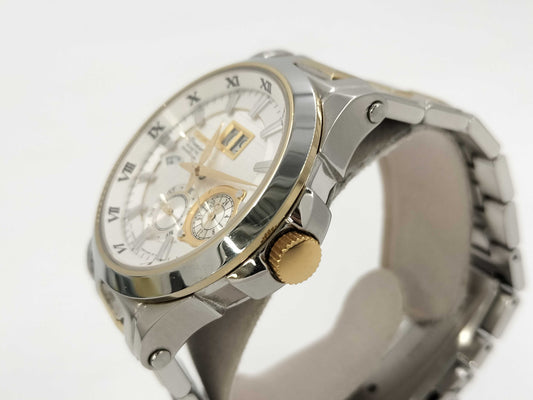 SEIKO 7D48-0AA0 Premier Kinetic Perpetual Complete Men's Watch