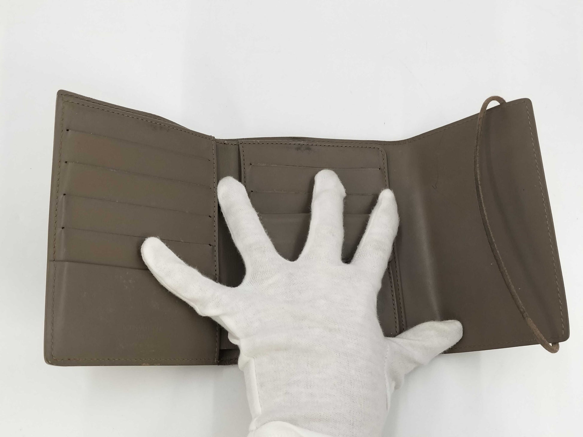 LOUIS VUITTON Epi Porto Monnaie Elastic Wallet