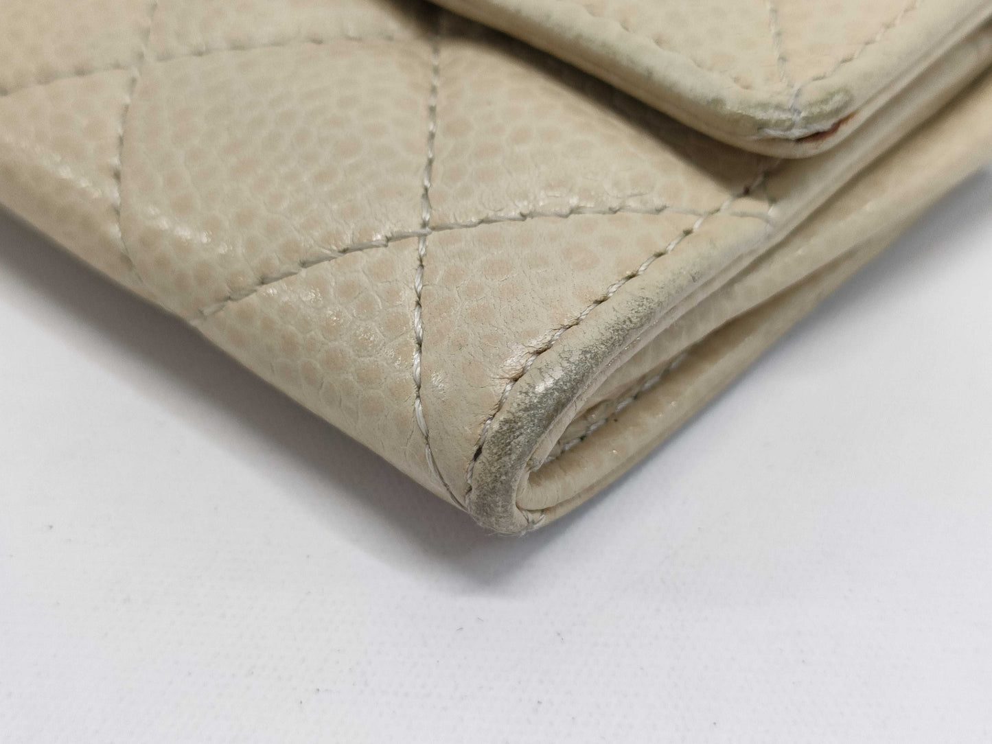 CHANEL Caviar Skin Coin Purse Wallet