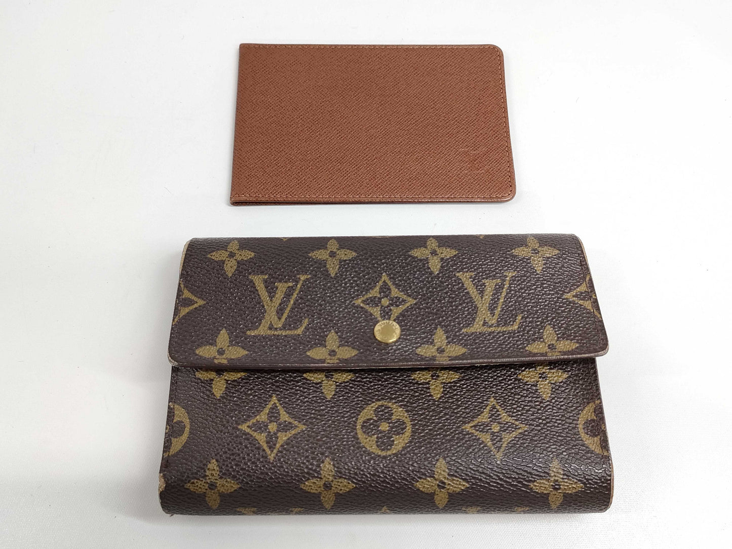 LOUIS VUITTON Monogram M61200 Porte Tresor Etui/Card Set Wallet