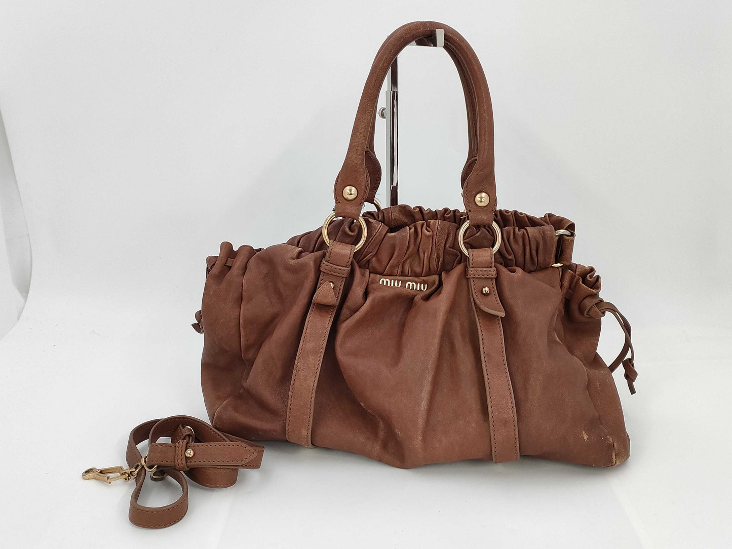 Miu Miu Vitello Luxe Handbag