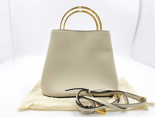 MARNI 2-way leather handbag