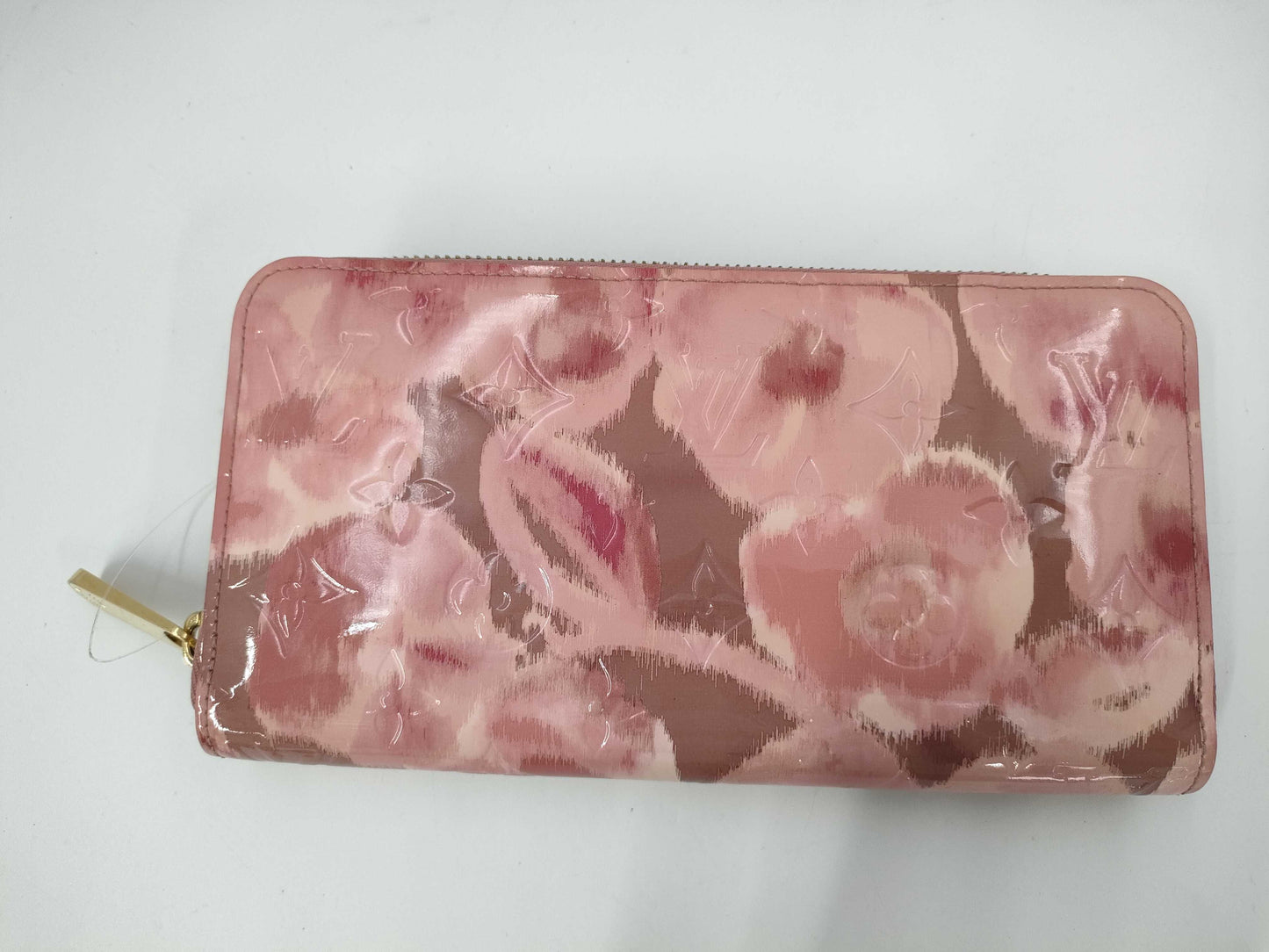 LOUIS VUITTON Vernis Flower Zippy Wallet