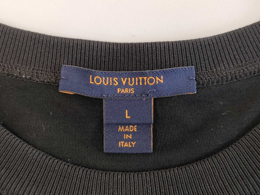 LOUIS VUITTON Logo Chain Monogram T-shirt