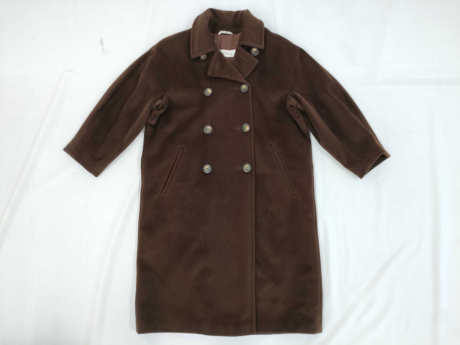 MaxMara Cashmere Blend Wool Coat