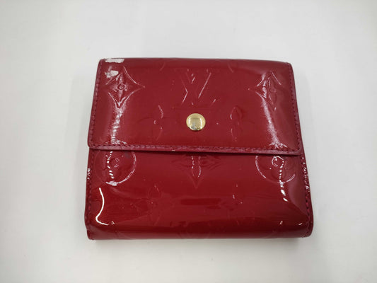 LOUIS VUITTON Vernis Vernis Wallet/Wallet with peeling prevention