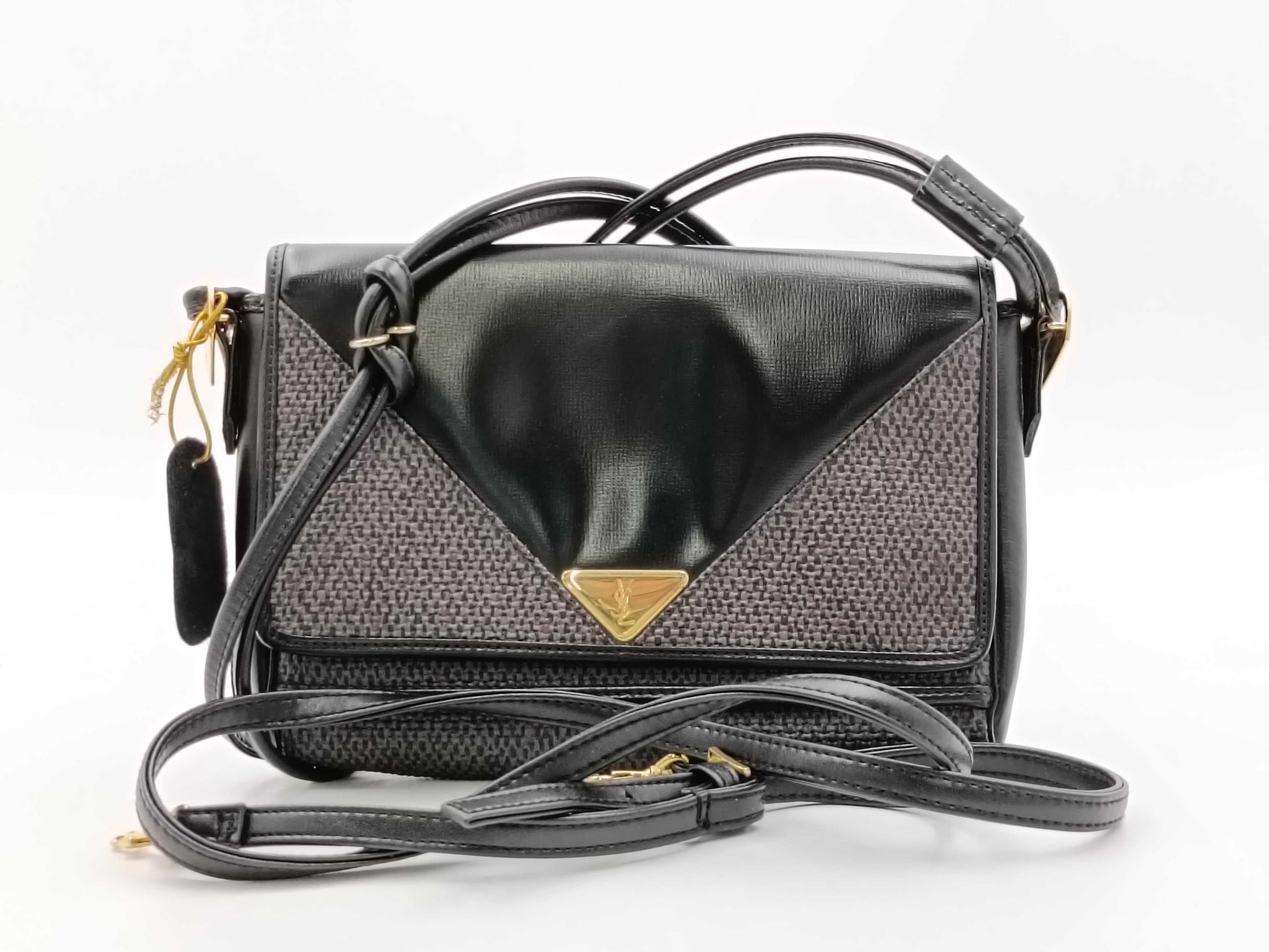 Yves Saint Laurent Tweed Shoulder Bag