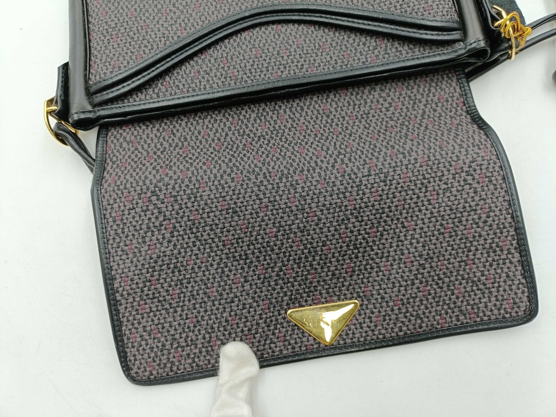 Yves Saint Laurent Tweed Shoulder Bag