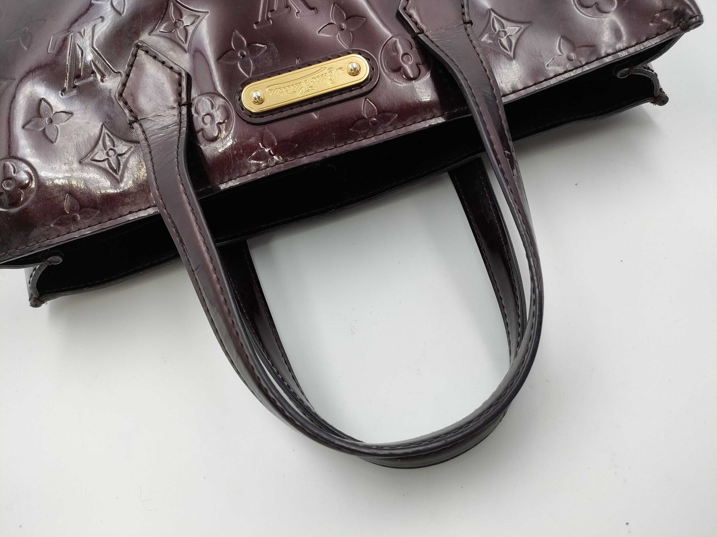 LOUIS VUITTON Vernis M93641 Wilshire PM Handbag