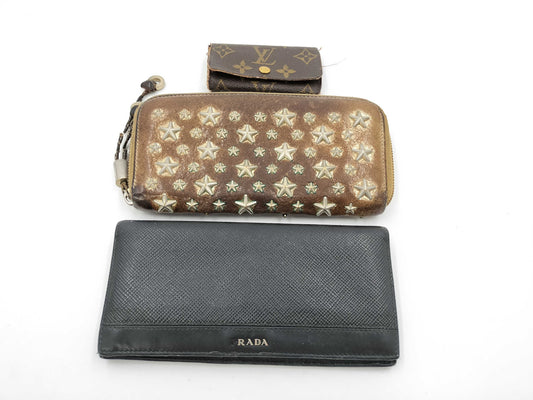 LOUIS VUITTON Multicle/Prada Jimmy Choo Long Wallet*3 Wallet