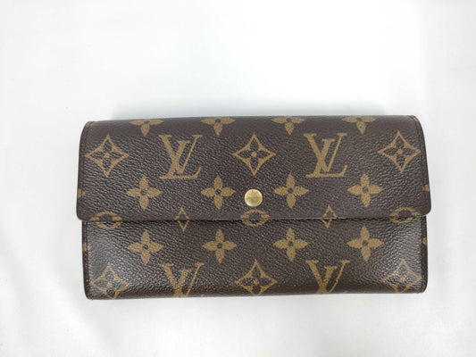 LOUIS VUITTON Monogram M61734 Portefeuille Sarah Wallet