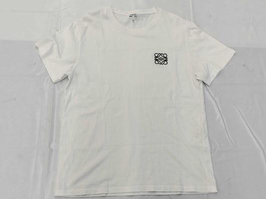 LOEWE Anagram Cotton T-Shirt White T-Shirt