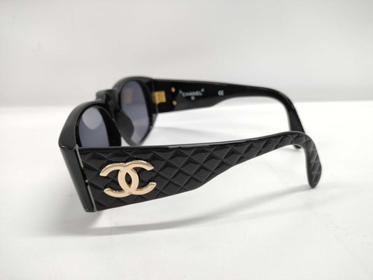 CHANEL Matelasse/Coco Mark Sunglasses with Case 01450 94305 Sunglasses/Eyeglasses