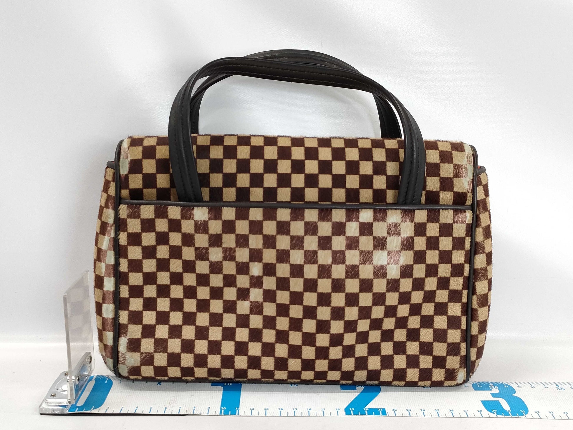 LOUIS VUITTON Damier Sauvage Lion Handbag