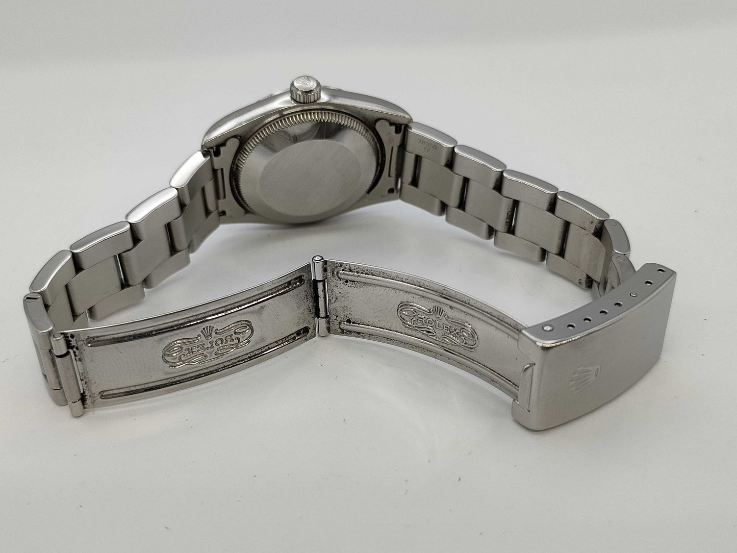 ROLEX 67480 U606248 Blue Dial Women's Watch