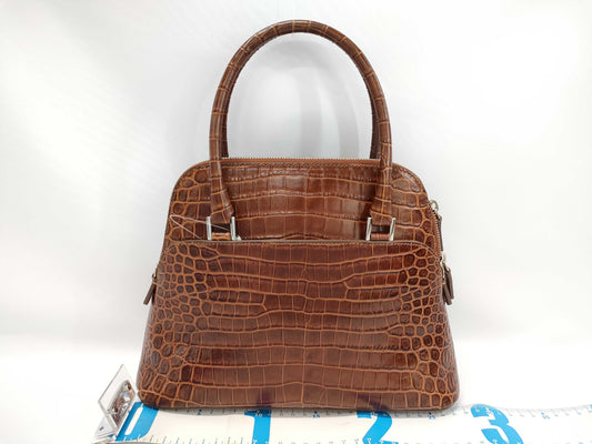 FOXEY Crocodile Embossed Handbag