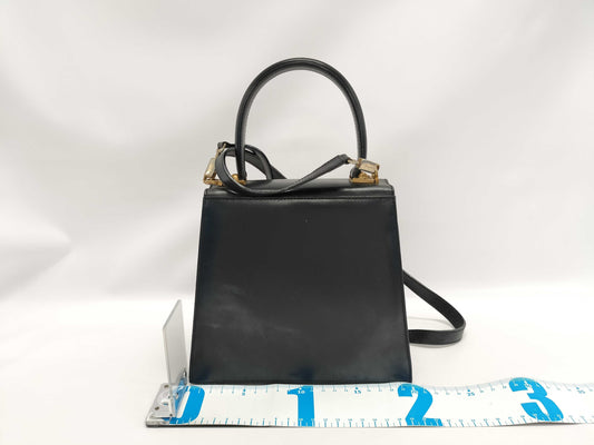 Salvatore Ferragamo Gancini Leather Shoulder Bag