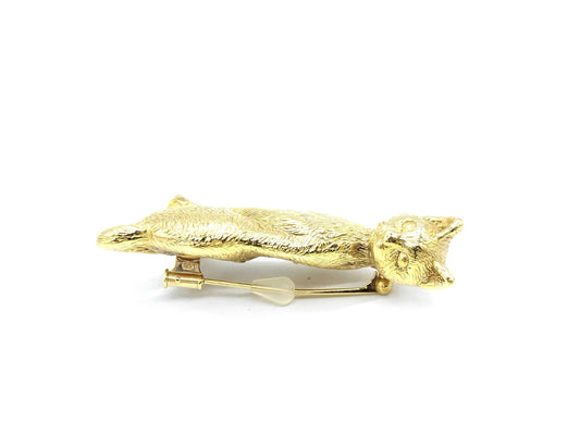 Animal motif K18 5.8g brooch