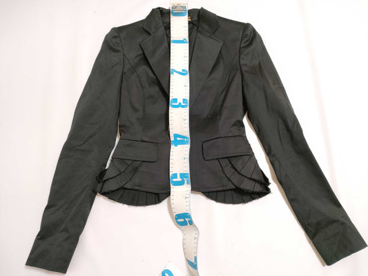 GUCCI □ Gucci Pleated Jacket Black Jacket