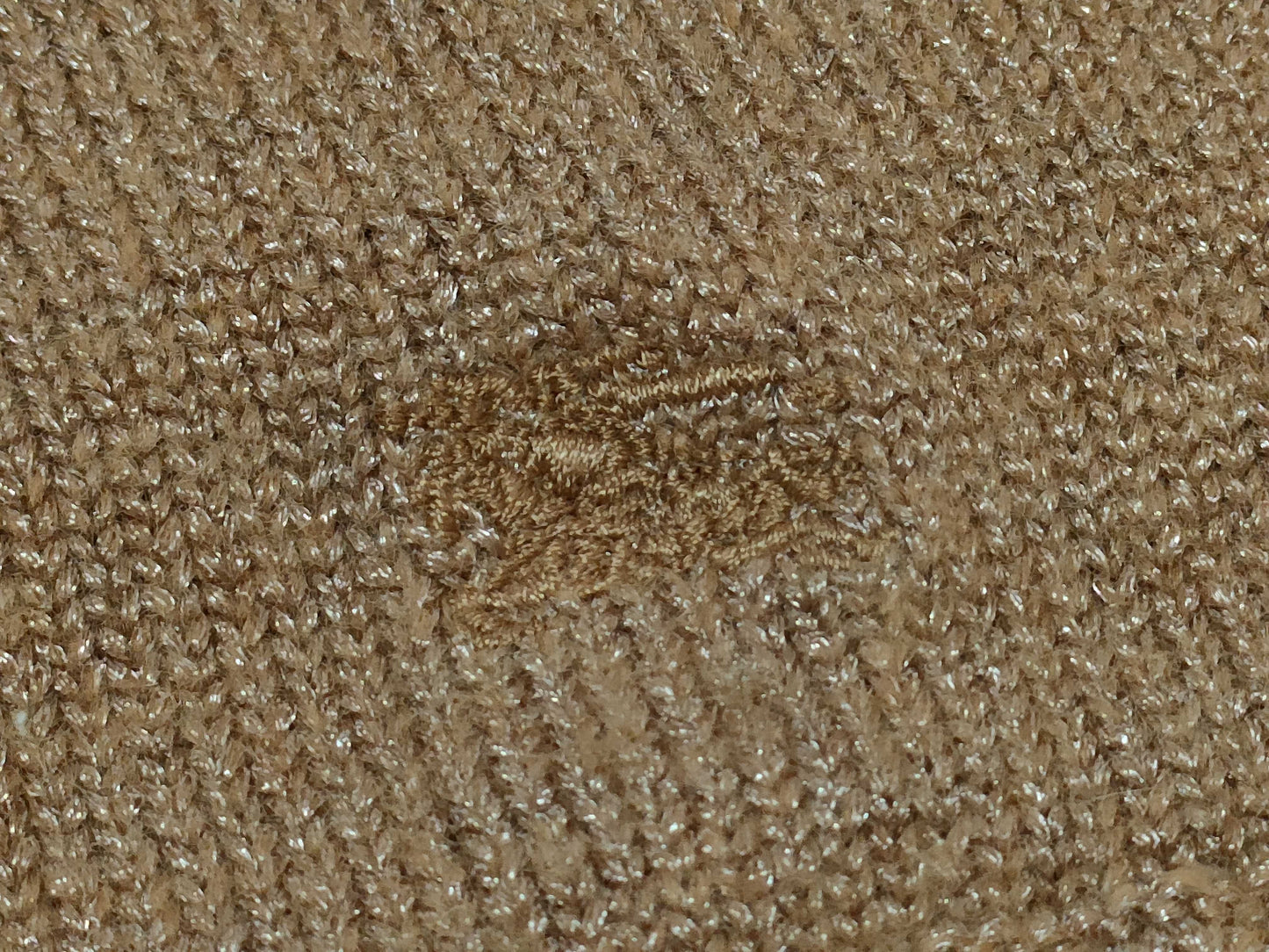 BURBERRY Blue Label? BURBERRY Knit Short Top in Cream Brown